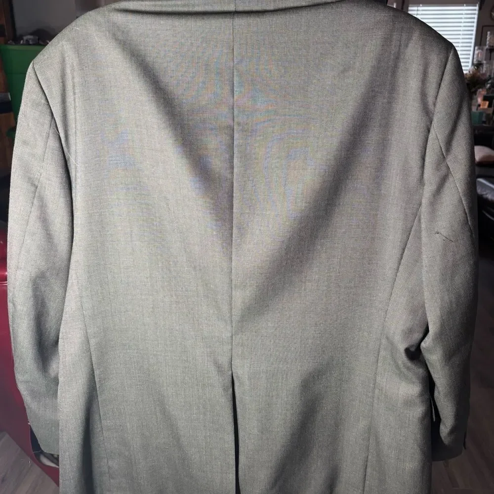 Kilburne and Finch Gray Suit Jacket Sports Coat Size 44S EPC